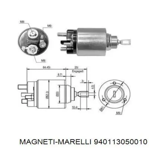 Купить AME0010 Magneti Marelli Тяговое реле