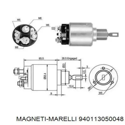 Стартер 940113050048 Magneti Marelli