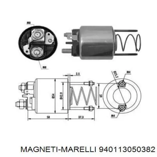 Стартер 940113050382 Magneti Marelli