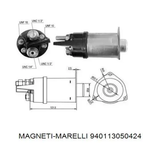 Реле втягивающее стартера BOSCH F032231913