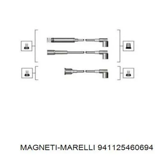 Высоковольтные провода 941125460694 Magneti Marelli