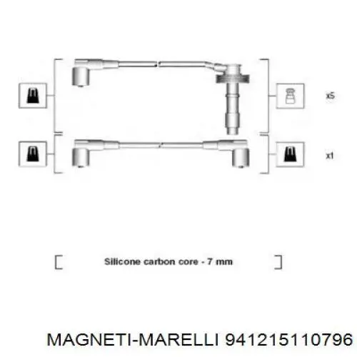 941215110796 Magneti Marelli высоковольтные провода