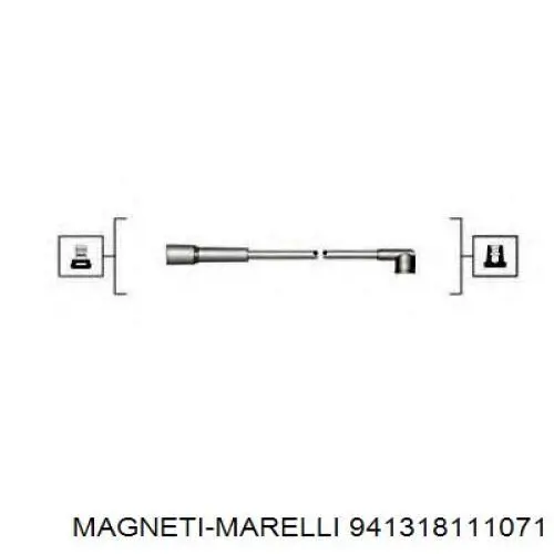 Провода зажигания Magneti Marelli 941318111071 цена, от 14.27 USD