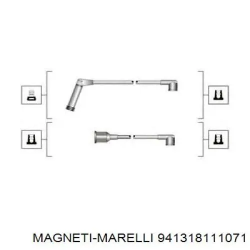 Купить 941318111071 Magneti Marelli Провода высокого напряжения