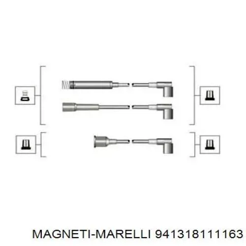941318111163 Magneti Marelli Провода высоковольтные
