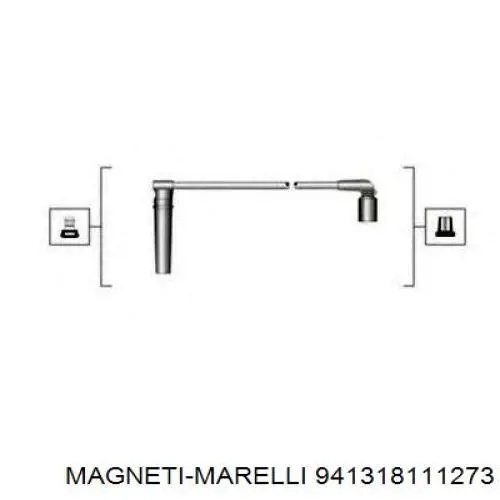 Провода зажигания Magneti Marelli 941318111273 цена, от 19.19 USD