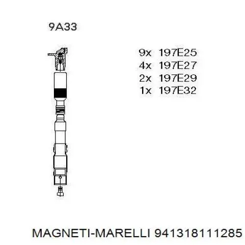 Провода зажигания Magneti Marelli 941318111285 цена, от 92.29 USD