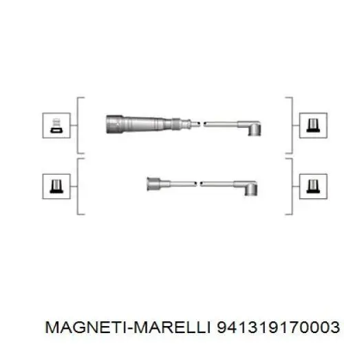 Купить 941319170003 Magneti Marelli Провода высокого напряжения