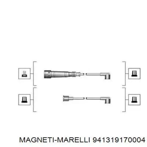 941319170004 Magneti Marelli высоковольтные провода