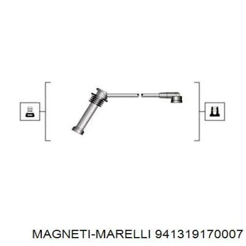 Провода зажигания Magneti Marelli 941319170007 цена, от 22.29 USD