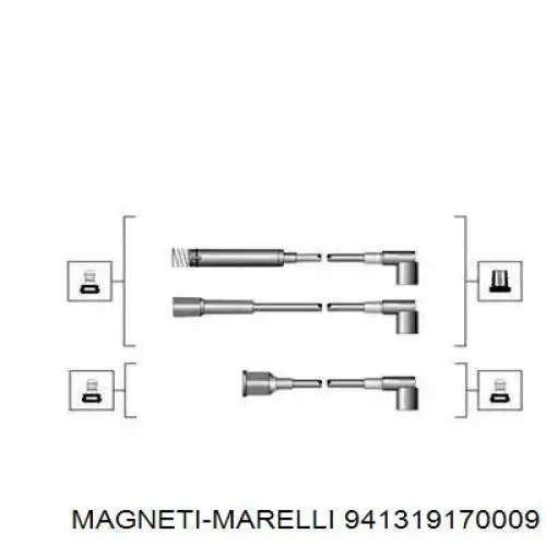 941319170009 Magneti Marelli высоковольтные провода