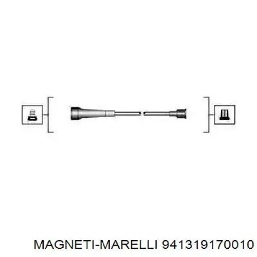 941319170010 Magneti Marelli Провода высоковольтные