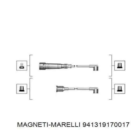 941319170017 Magneti Marelli высоковольтные провода