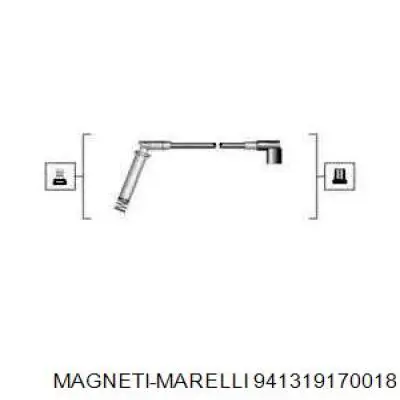 941319170018 Magneti Marelli Провода высоковольтные