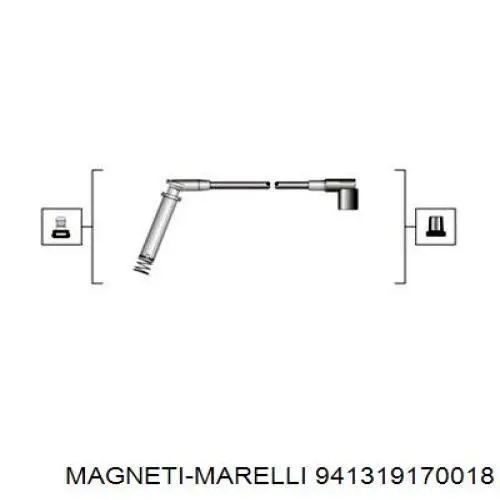 Купить 941319170018 Magneti Marelli Провода высокого напряжения