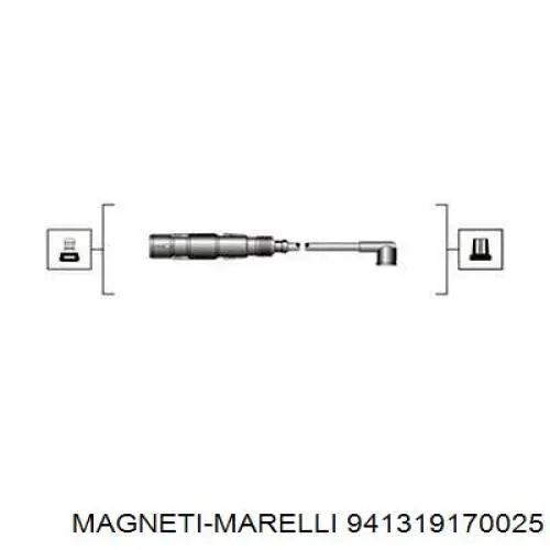 941319170025 Magneti Marelli Провода высоковольтные