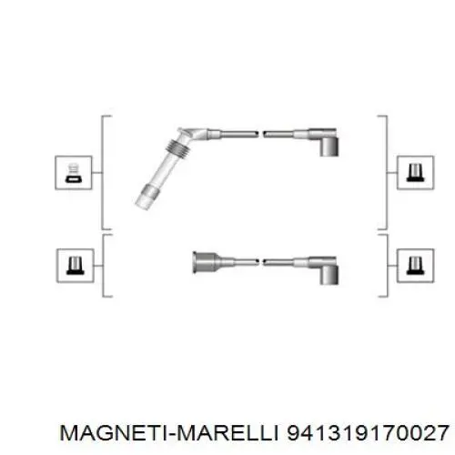 Провода зажигания Magneti Marelli 941319170027 цена, от 25.51 USD