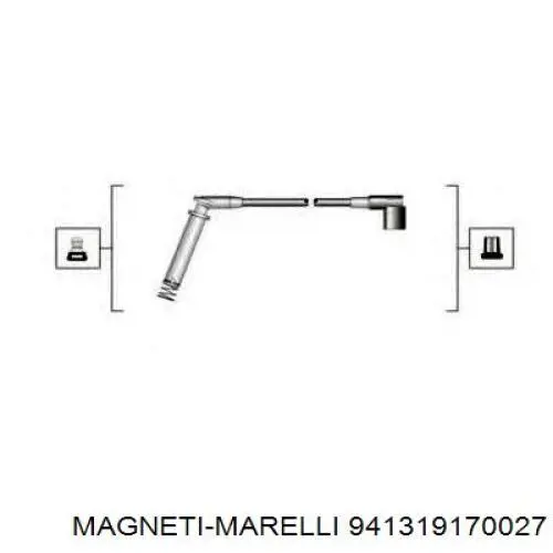 Купить 941319170027 Magneti Marelli Провода высокого напряжения