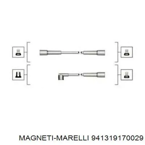 Высоковольтные провода 941319170029 Magneti Marelli