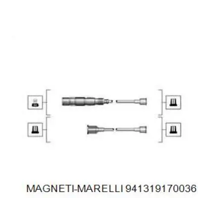 941319170036 Magneti Marelli высоковольтные провода