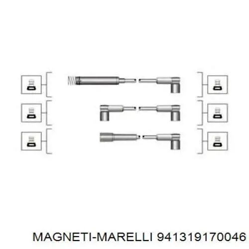 Купить 941319170046 Magneti Marelli Провода высокого напряжения