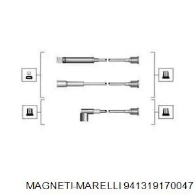 Высоковольтные провода 941319170047 Magneti Marelli