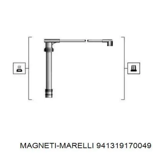 941319170049 Magneti Marelli высоковольтные провода