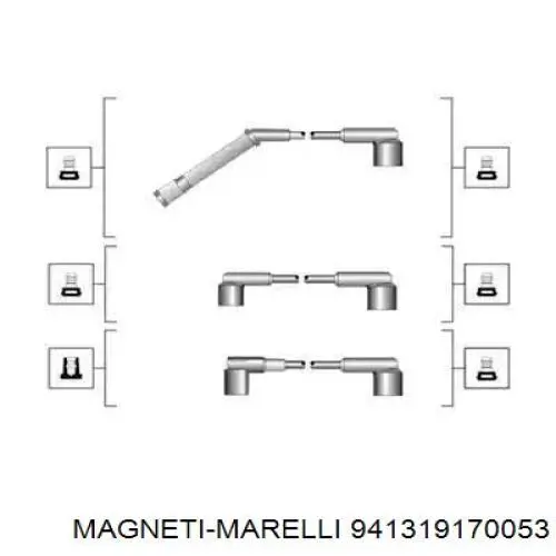 941319170053 Magneti Marelli высоковольтные провода