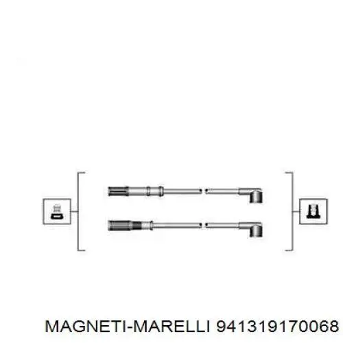 Высоковольтные провода 941319170068 Magneti Marelli