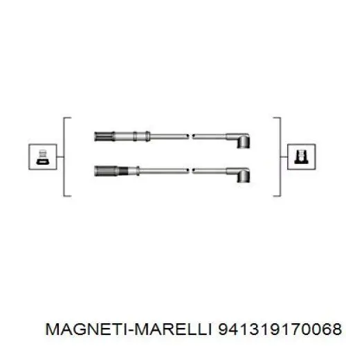 Купить 941319170068 Magneti Marelli Провода высокого напряжения