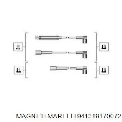 Высоковольтные провода 941319170072 Magneti Marelli