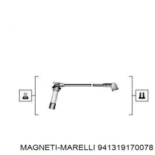 Высоковольтные провода 941319170078 Magneti Marelli