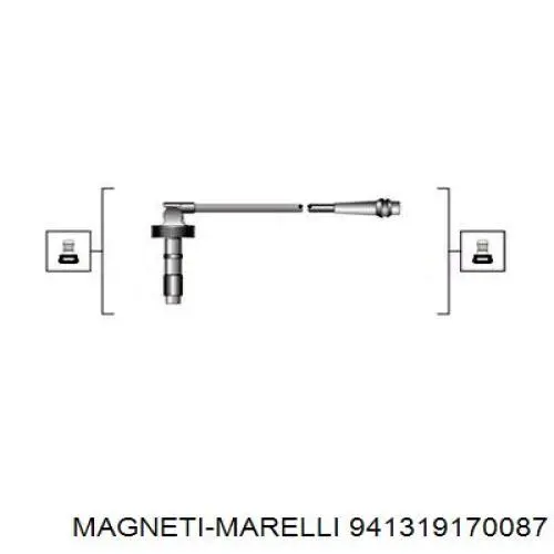 Fios de alta voltagem, kit Magneti Marelli 941319170087 preço, a partir de 54,54 USD