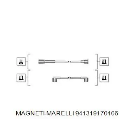 Высоковольтные провода 941319170106 Magneti Marelli