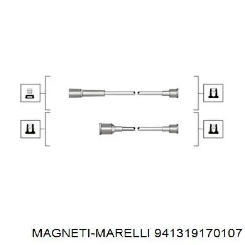 Купить 941319170107 Magneti Marelli Провода высокого напряжения