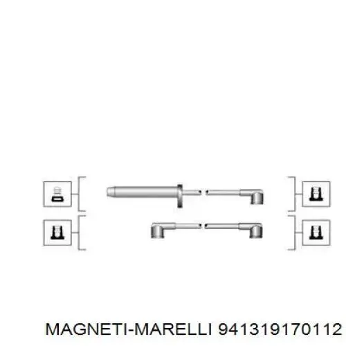 Провода зажигания Magneti Marelli 941319170112 цена, от 21.70 USD