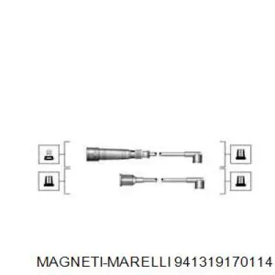 Высоковольтные провода 941319170114 Magneti Marelli