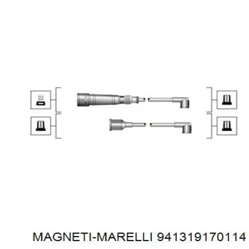 Купить 941319170114 Magneti Marelli Провода высокого напряжения