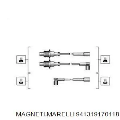 MSQ0118 Magneti Marelli Провода высоковольтные
