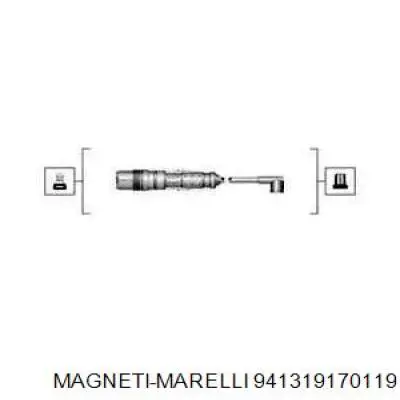 Провод высоковольтный, цилиндр №1 941319170119 Magneti Marelli