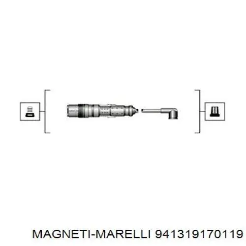Провода зажигания Magneti Marelli 941319170119 цена, от 29.78 USD