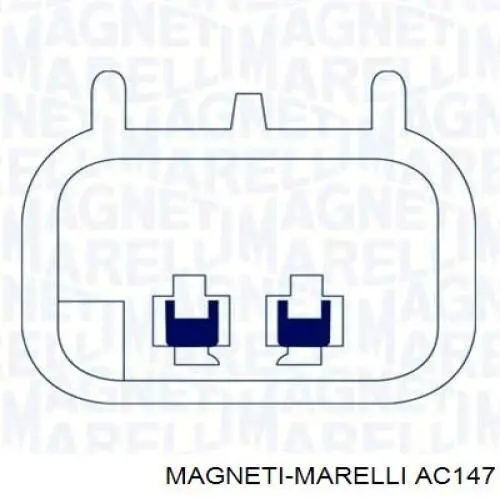 Mecanismo de elevalunas, puerta delantera izquierda AC147 Magneti Marelli