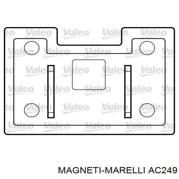 Механизм стеклоподъемника двери передней левой AC249 Magneti Marelli