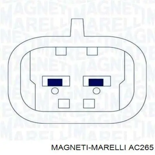 Механизм стеклоподъемника двери передней правой AC265 Magneti Marelli