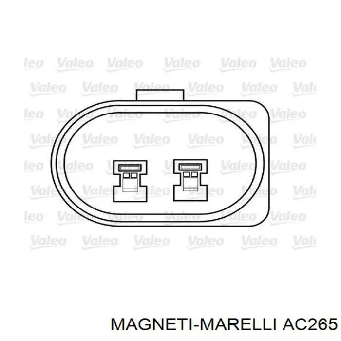 Mecanismo de elevalunas, puerta delantera derecha AC265 Magneti Marelli