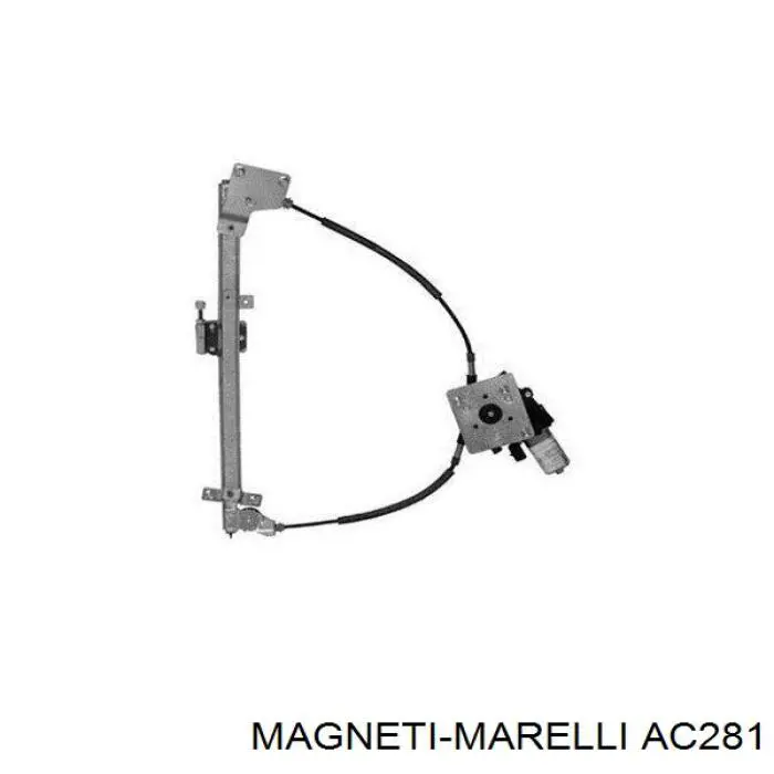 AC281 Magneti Marelli mecanismo de acionamento de vidro da porta dianteira esquerda