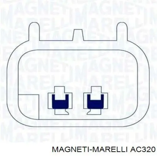 Механизм стеклоподъемника двери передней правой AC320 Magneti Marelli