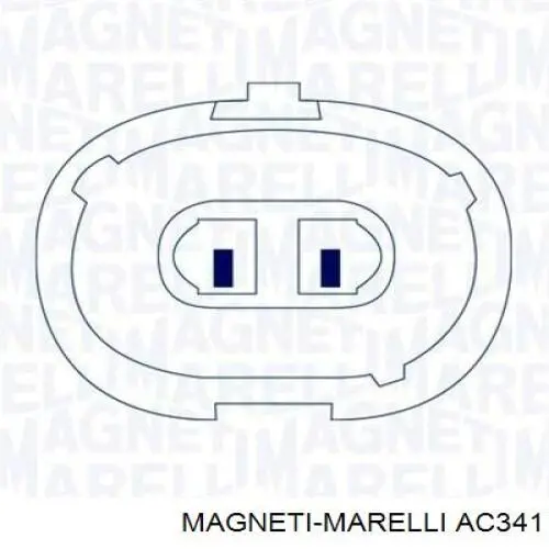 AC341 Magneti Marelli механизм стеклоподъемника двери передней левой