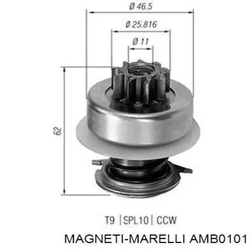  Бендикс Magneti Marelli AMB0101 цена, от 14.84 USD
