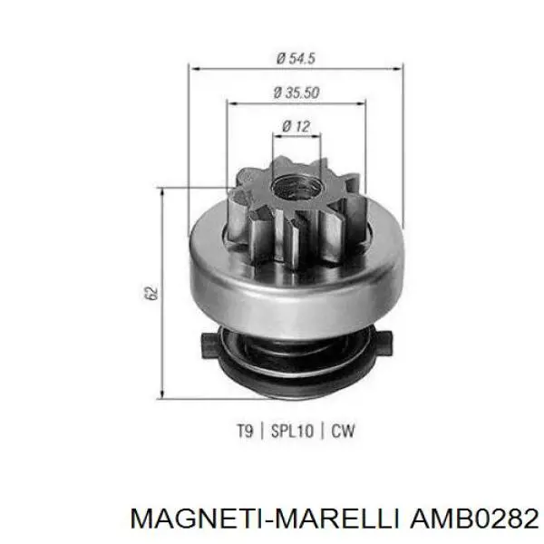 AMB0282 Magneti Marelli бендикс стартера